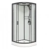 Фото душевая кабина frank f400 black 100x100 см 400404