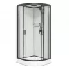 Фото душевая кабина frank f420 м black 120x120 см 20048