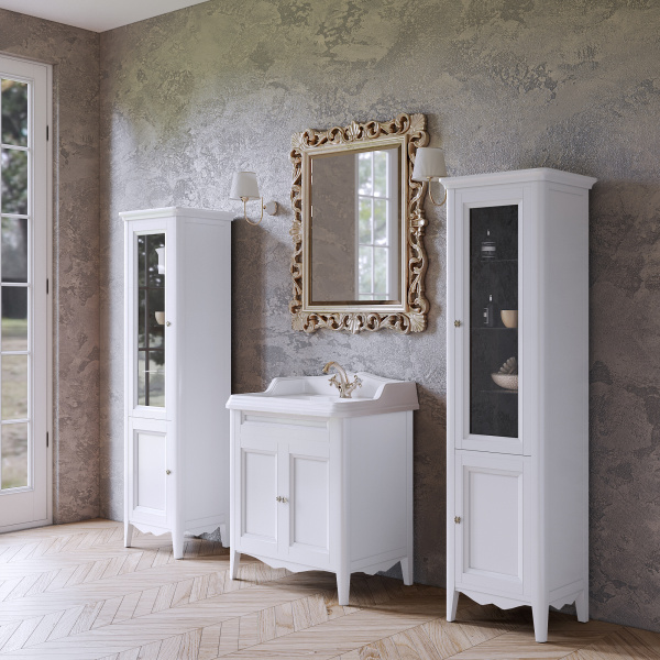 Фото тумба с раковиной tw collection veronica nuovo 73 см ver2073-b+ar834bi*1