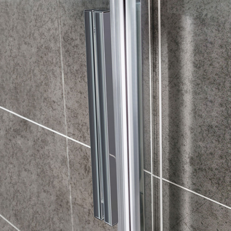 Фото душевая дверь vincea slim-u 110 см vds-2su110cl