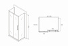 Фото душевое ограждение abber schwarzer diamant 150x75 см ag30150bh-s75b-s75b