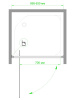Фото душевая дверь royal bath hv rb90hv-c-ch 90 см