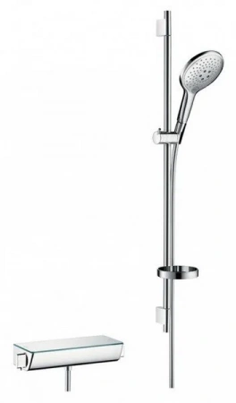Фото термостатический смеситель для душа hansgrohe raindance select s 27037000