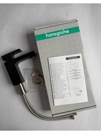 Фото смеситель для раковины hansgrohe vernis shape 71569670