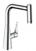 Фото смеситель для кухонной мойки hansgrohe metris 73800000