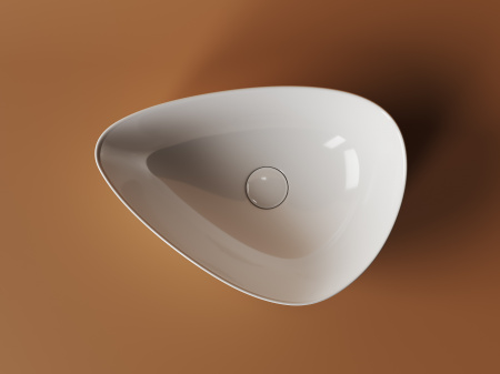 Фото раковина накладная ceramicanova element 45.5 см, цвет: белый cn5026