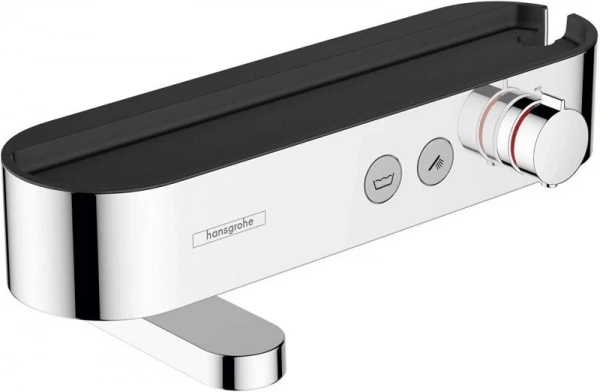 Фото термостатический смеситель для ванны hansgrohe shower tablet select 24340000