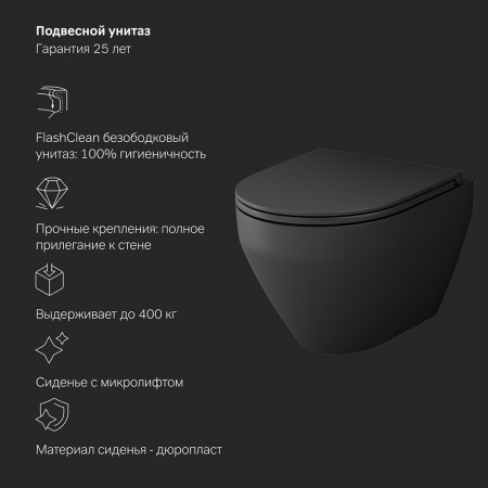 Фото унитаз с инсталляцией am.pm spirit v2.0 is47051.701700mb