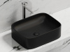 Фото раковина накладная ceramicanova element 50.5 см, цвет: черный cn6052mb