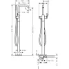 Фото смеситель для ванны hansgrohe tecturis s 73440000
