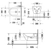 Фото биде подвесное duravit d-neo 54 см 2295150000