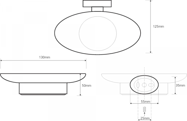 Фото мыльница bemeta oval 118408021