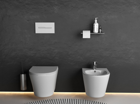 Фото биде подвесное ceramicanova forma 48 см cn3012