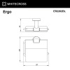 Фото держатель для туалетной бумаги whitecross ergo er2262bl, цвет: черный