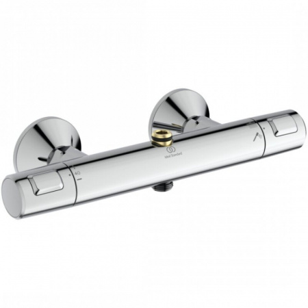Фото душевая стойка ideal standard ceratherm t25 a7627aa термостатическая, цвет хром