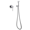 Фото смеситель с гигиеническим душем abber emotion af8825