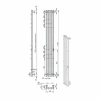 Фото электрический полотенцесушитель indigo style 4 pro 150/18 lspre150-18gfmrt
