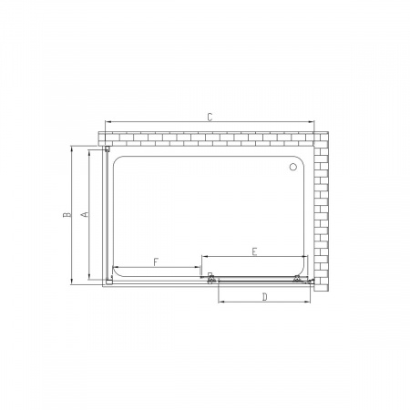 Фото душевое ограждение vincea alpha 90x120 см  vsr-3al9012mt