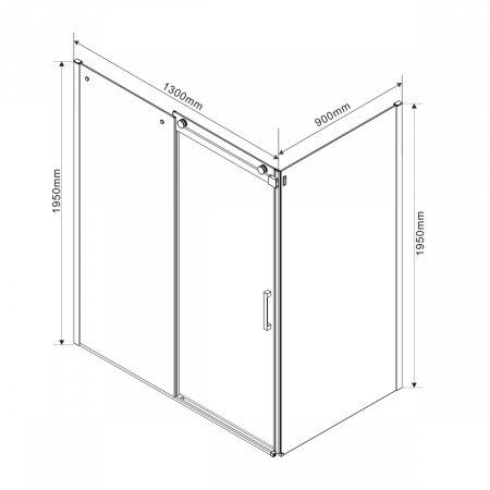 Фото душевой уголок vincea como 140x100 см vsr-1c1014cl