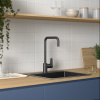 Фото смесители для кухни vitra flow soft a4342636exp цвет черный