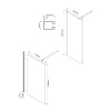 Фото душевая стенка vincea walk in 80 см vsw-1h800cl