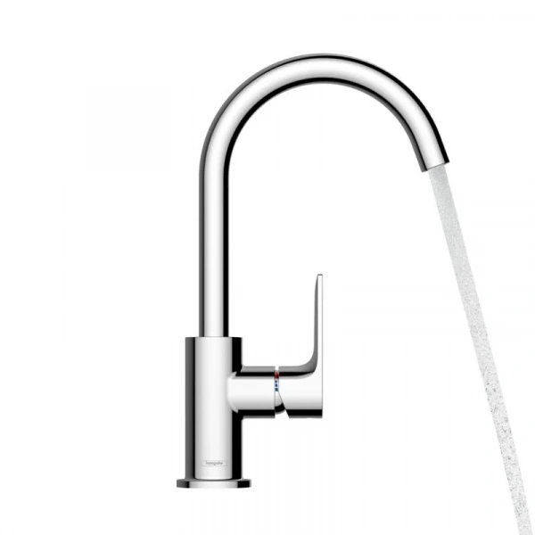 Фото смеситель для раковины hansgrohe rebris e 72576000