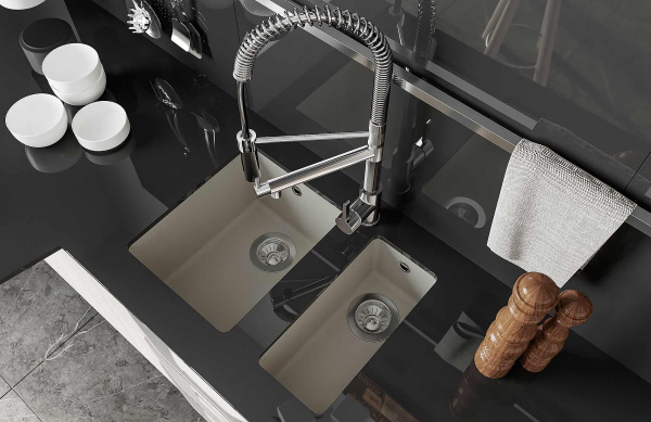 Фото кухонная мойка florentina вега 335/160 22.325.d0510.104