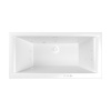 Акриловая ванна Whitecross Savia Duo 170x80 см Smart 0103.170080.100.SMART.WH