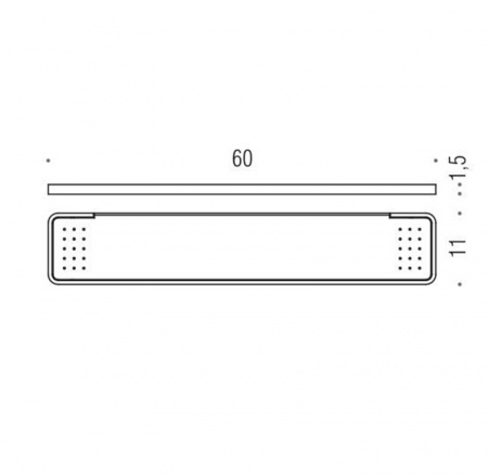 Фото полка подвесная colombo design time w4216