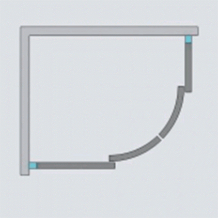 Фото душевое ограждение radaway premium plus e 100x80 см 30491-01-02n