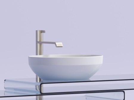 Фото раковина накладная ceramicanova element 50.2 см, цвет: белый cn6056