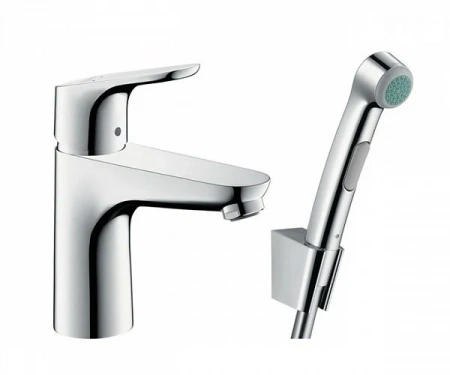Фото смеситель для раковины hansgrohe focus 31927000_vstvo