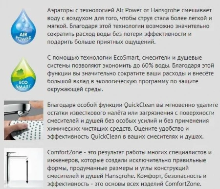 Фото смеситель для раковины hansgrohe focus 31951000