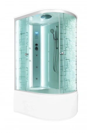 Фото душевая кабина dto 80x120 см em4512lled+gm с гидромассажем