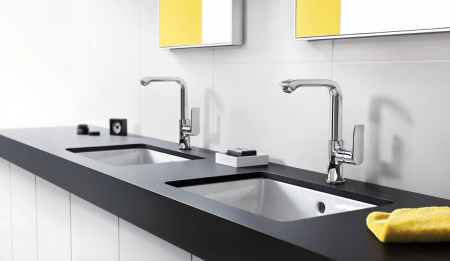 Фото смеситель для раковины hansgrohe metris 31087000