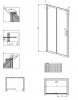 Фото душевая дверь radaway premium plus dwj 110 см 33302-01-06n