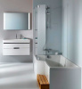 Фото акриловая ванна jacob delafon bain douche neo 180x90 см e6d004l-00 l