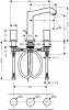 Фото смеситель для раковины hansgrohe metropol classic 31305000