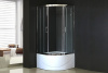 Душевое ограждение Royal Bath BK RB100BK-T-CH 100x100 см