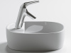 Фото раковина накладная ceramicanova element 50 см, цвет: белый cn6036