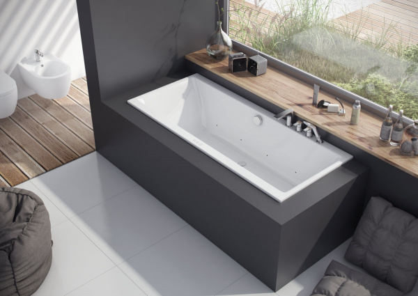 Фото акриловая ванна excellent pryzmat slim 180x80 см