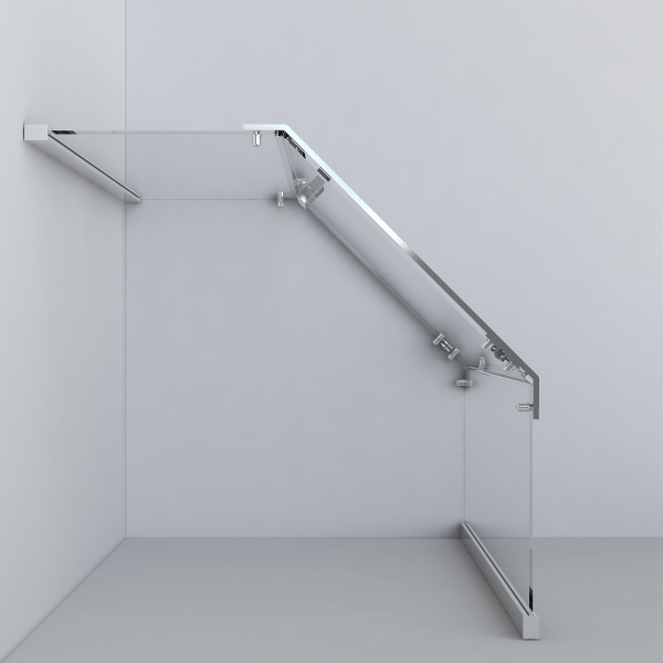 Фото душевой уголок vincea stresa 90x90 см vsp-1s900clb