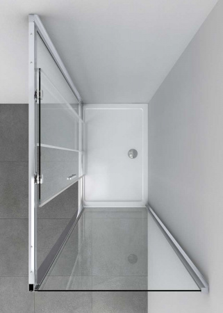 Фото душевое ограждение vincea soft 100x160 см  vsr-3so1016cl