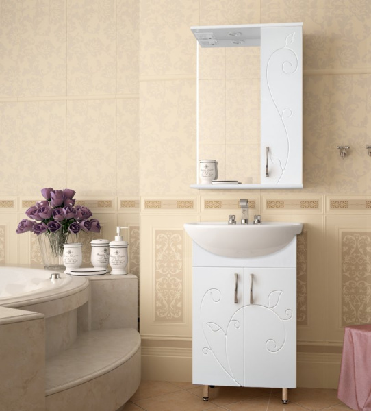 Фото тумба под раковину style line эко фьюжн 55 см лс-00000073