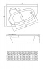Фото акриловая ванна c-bath  atlant 140x100 см  l cba00101l