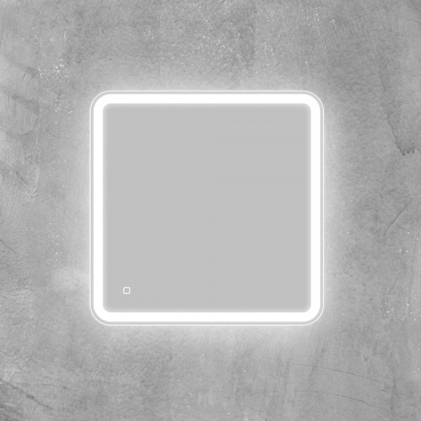 Фото зеркало с подсветкой belbagno marino 60 см spc-mar-600-600-led-tch