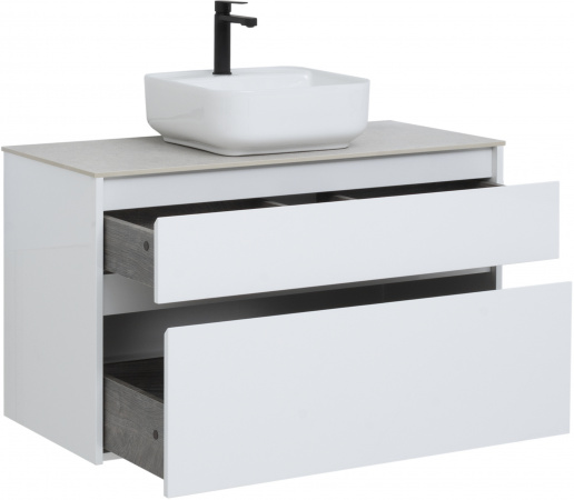 Фото тумба под раковину aquanet nova lite 100 см 242581