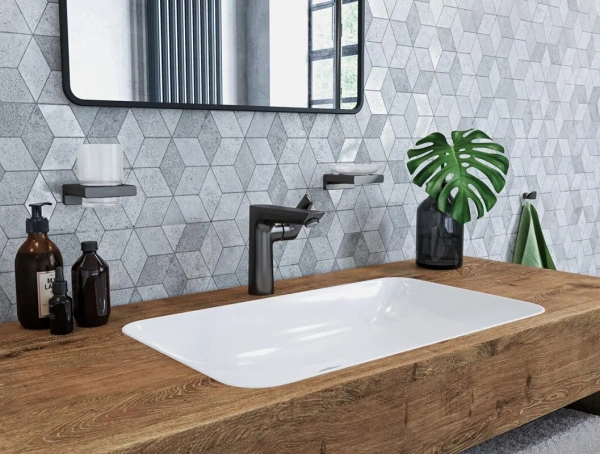 Фото смеситель для раковины hansgrohe talis e 71754340