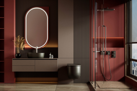Фото унитаз подвесной abber bequem ac1104tmb
