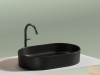 Фото раковина накладная ceramicanova element 60.8 см, цвет: черный cn6048mb